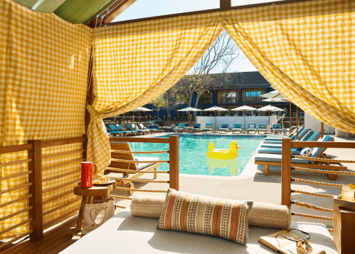 Treehouse Silicon Valley pool cabana